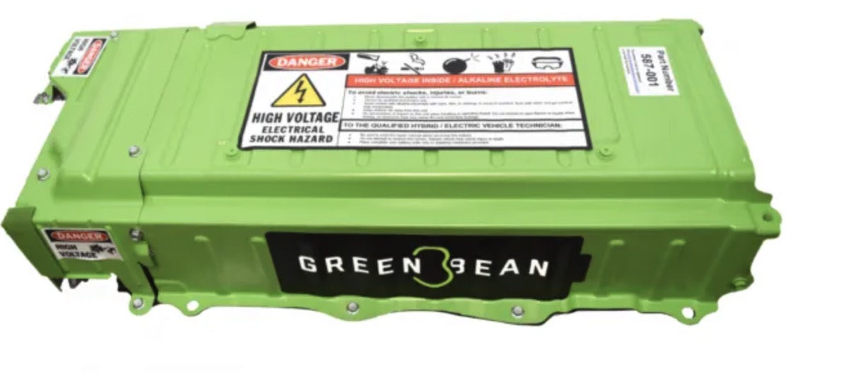 Green Green Bean remanufactured Toyota Prius hybrid battery pack