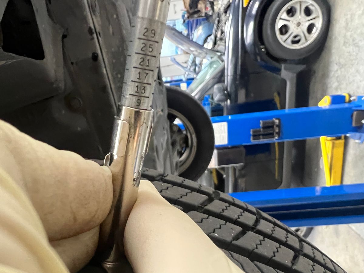 Undercarriage inspection revealing actual vehicle condition